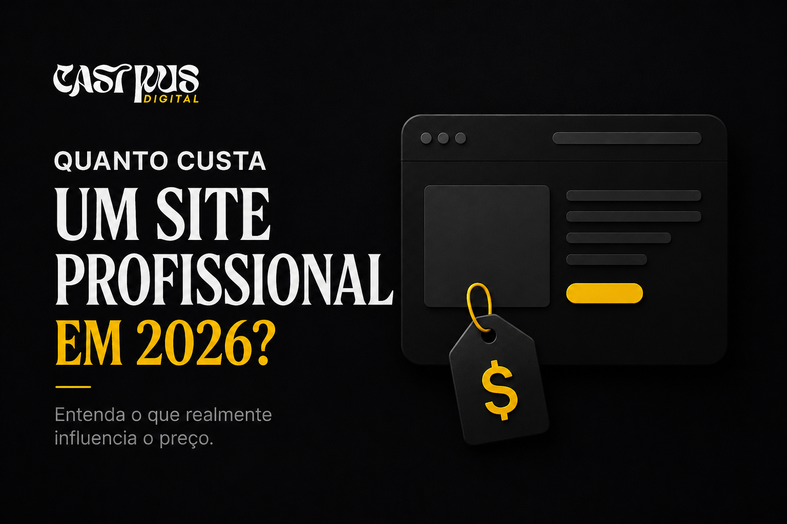 Quanto custa um site profissional em 2026? Entenda o que realmente influencia o preço